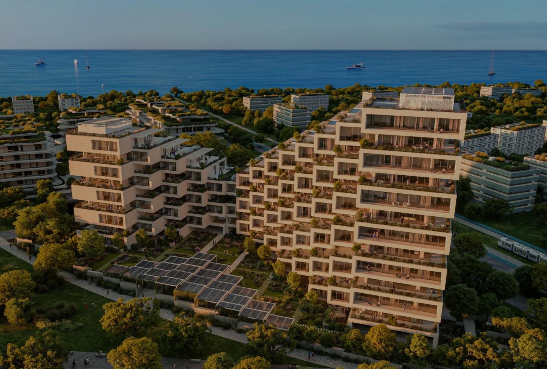 το park rise απο ψηλα