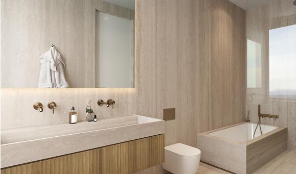 πανοραμική εικόνα μπάνιου διαμερίσματος Park Rise