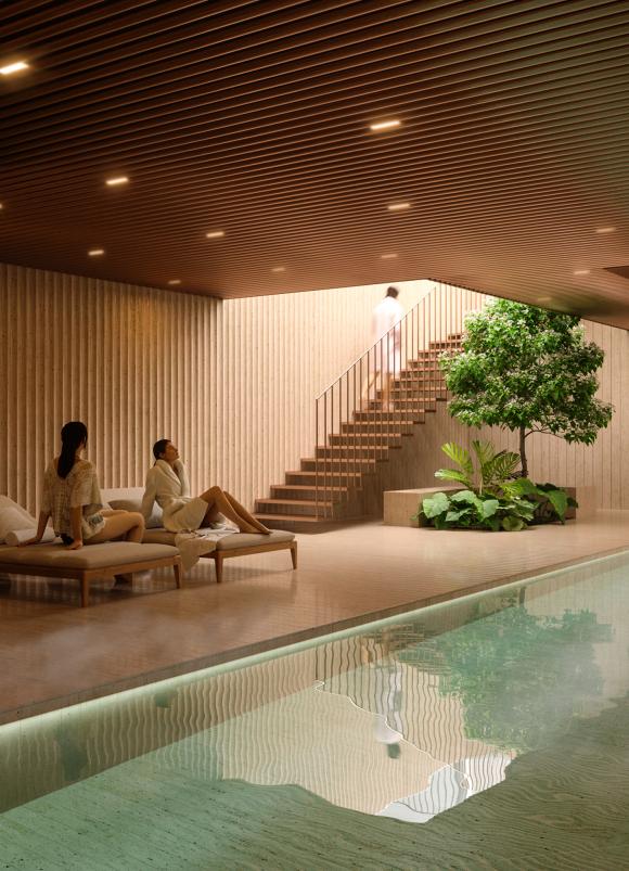 εσωτερική πισίνα