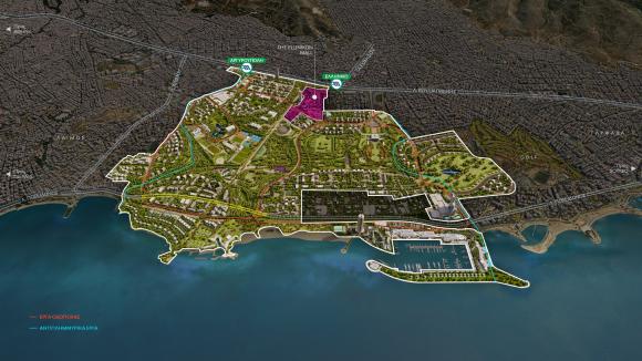 The Ellinikon Mall map