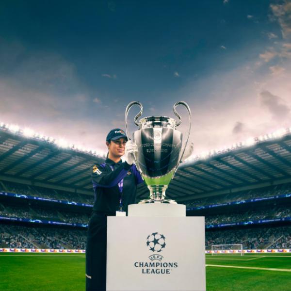 FedEx & UEFA Champions League Trophy 