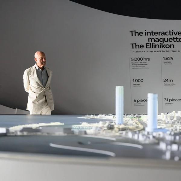 Ο διεθνώς αναγνωρισμένος αρχιτέκτονας Λόρδος Νόρμαν Φόστερ στο Ελληνικό 